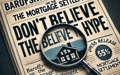 Barofsky on the Mortgage Settlement: Don’t Believe the Hype