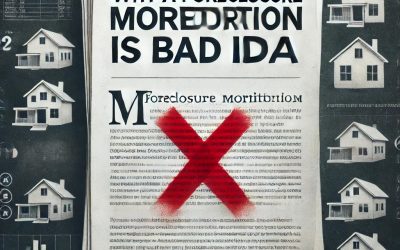 WSJ op-ed: Why a Foreclosure Moratorium Is a Bad Idea